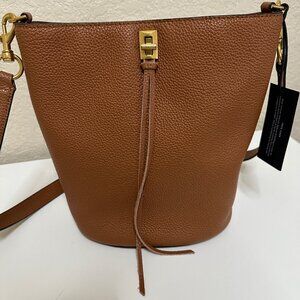 NWT Rebecca Minkoff Darren Bucket Caramello PERFECT! Shoulder & Crossbody Adjust